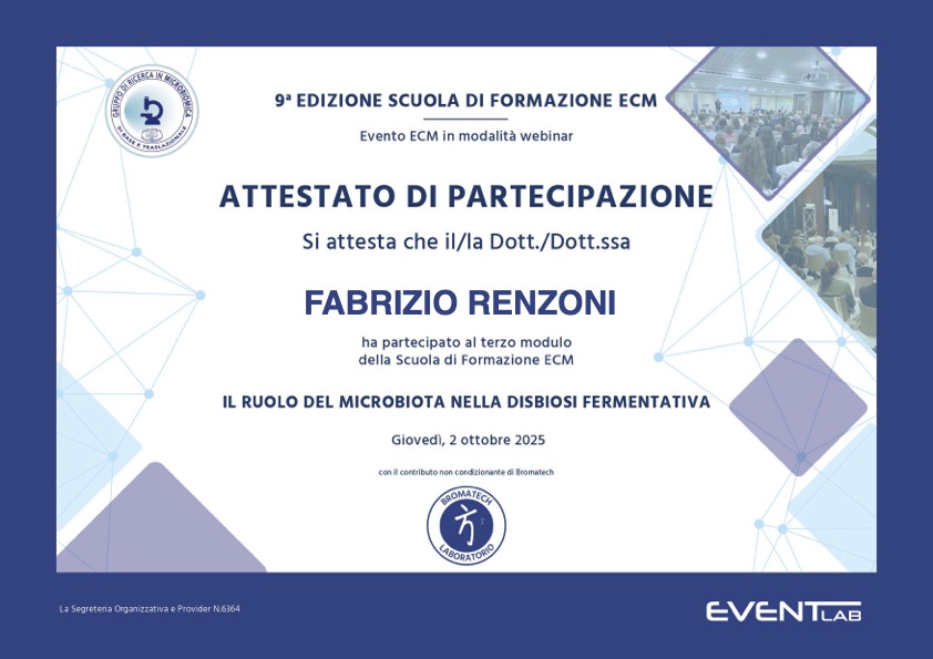 renzoni fabrizio attestato di partecipazione 2 ottobre