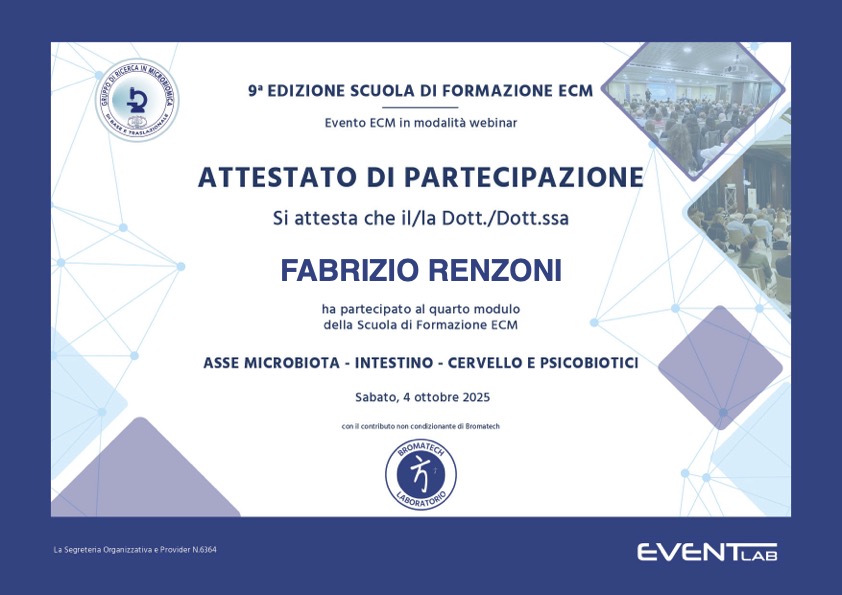 renzoni fabrizio attestato di partecipazione 4 ottobre